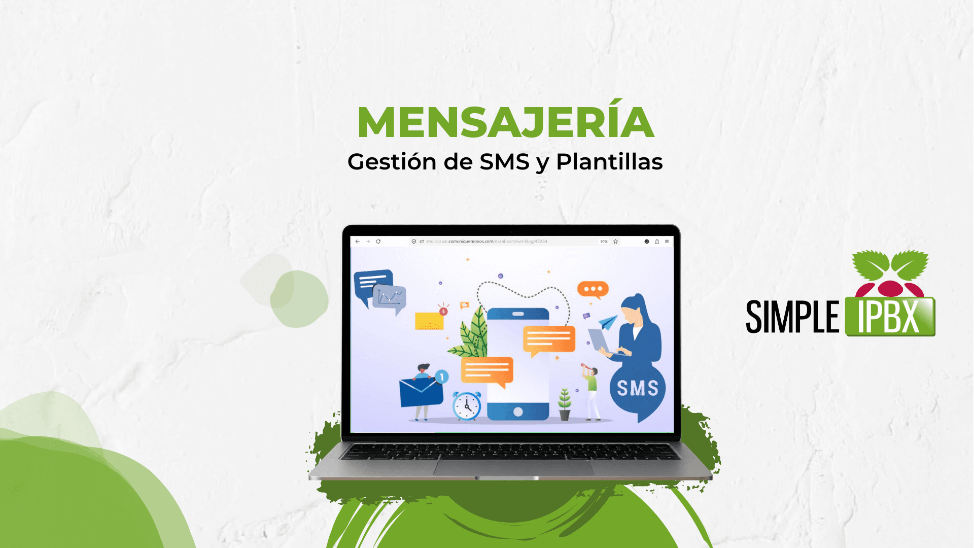 Mensajería: Gestión de SMS y plantillas